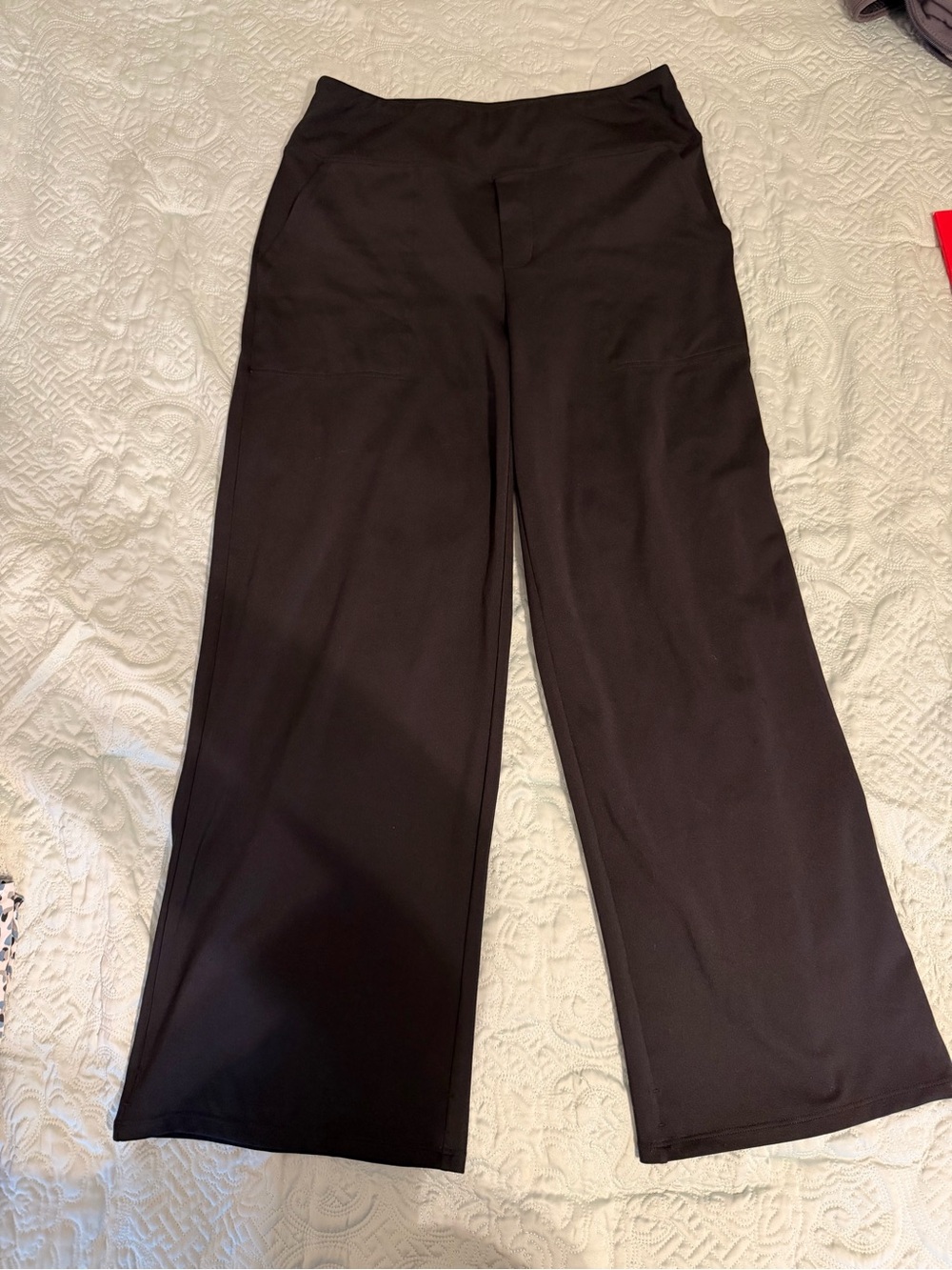 Wide Leg Black Women's Pants